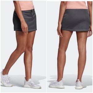 Adidas Originals Grey Athletic Skirt Trefoil Logo Large